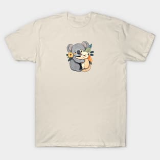 Koala Hugging a Friend - Cute T-Shirt